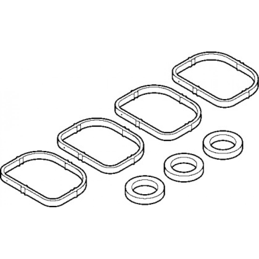 Прокладка коллектора (компл.) IN BMW N40/N42/N45/N46 (пр-во Elring)