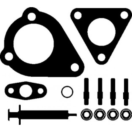 Монтажный комплект, компрессор турбонаддува VAG 1.9TDI AFN/ALH/ATJ/AVB/AHH (пр-во Elring)