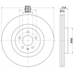 Радіатор охолодження двигуна (вир-во Nissens) 
