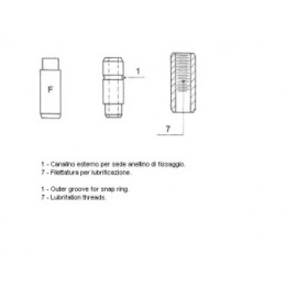 Направляюча клапана IN LADA 1.2/1.3/1.5/1.6 (вир-во Metelli)