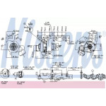 Турбiна SKODA SUPERB II (3T) (08-) 2.0 TDi (вир-во Nissens)  Турбiна SKODA SUPERB II (3T) (08-) 2.0 TDi (вир-во Nissens)