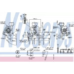 Турбiна SKODA SUPERB II (3T) (08-) 1.9 TDi (вир-во Nissens) 