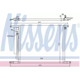 Радiатор охлодження (вир-во Nissens)