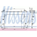 Конденсер кондіционера TOYOTA (вир-во Nissens) 