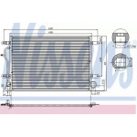 Конденсер кондіционера AUDI  (вир-во Nissens) 