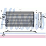 Конденсатор кондиционера (вир-во Nissens) 