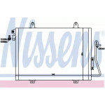 Конденсер кондіционера Renault (вир-во  Nissens) 