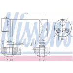 Осушувач кондицiонеру DAEWOO MATIZ (ви-во Nissens) 