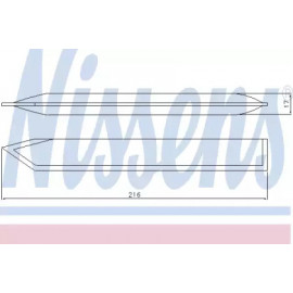 Осушитель HYUNDAI ix35/KIA SPORTAGE III (пр-во Nissens)