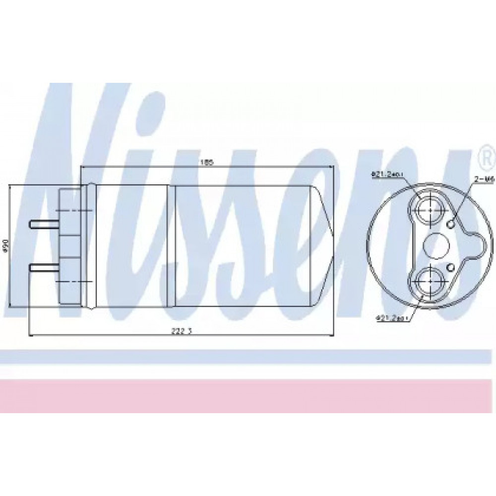 Осушитель кондиционера Vivaro, TraficVI (пр-во Nissens)