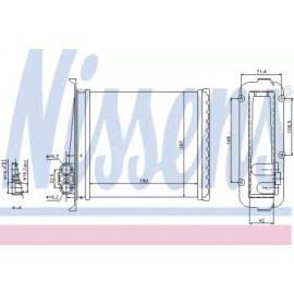Пічка Volvo (вир-во  Nissens)
