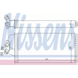 Радиатор пічки  MERCEDES (вир-во  Nissens)
