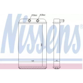 Радiатор охолодження (вир-во Nissens)