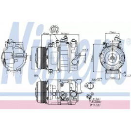 Компресор кондиціонера (вир-во Nissens)
