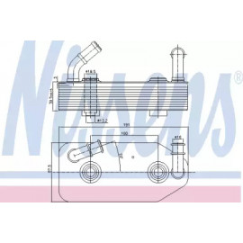 Радiатор масляний (вир-во Nissens)