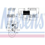 Радiатор масляний FORD TRANSIT CONNECT (TC7) (02-) 1.8 TDCi (вир-во Nissens)  Радiатор масляний FORD TRANSIT CONNECT (TC7) (02-) 1.8 TDCi (вир-во Nissens)