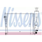 Радіатор охолодження PEUGEOT (вир-во  Nissens)  Радіатор охолодження PEUGEOT (вир-во  Nissens)