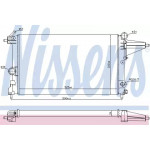 Радіатор охолодження OPEL (вир-во  Nissens) 