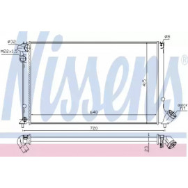 Радiатор (вир-во Nissens)