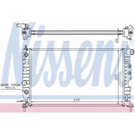 Радіатор охолодження OPEL(вир-во  Nissens)