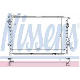 Радіатор охолодження BMW (вир-во  Nissens)