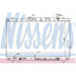 Радiатор охолодження (вир-во Nissens) 