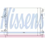 Радіатор охолодження Renault (вир-во  Nissens) 