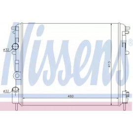 Радіатор охолодження Renault (вир-во  Nissens)