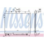 Радіатор охолодження HYUNDAI (вир-во  Nissens) 