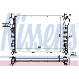 Радіатор охолодження Mercedes (вир-во  Nissens)