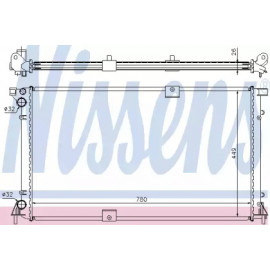 Радіатор охолодження OPEL, RENAULT (вир-во  Nissens)