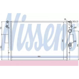 Радіатор охолодження IVECO (вир-во  Nissens)