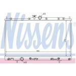 Радіатор охолодження (вир-во  Nissens)  Радіатор охолодження (вир-во  Nissens)