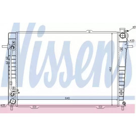 Радiатор охолодження (вир-во Nissens)