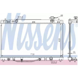 Радiатор (вир-во Nissens)