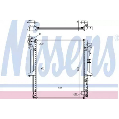 Радiатор (вир-во Nissens)