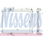 Радiатор охолодження (вир-во Nissens) 