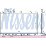 Радiатор охолодження (вир-во Nissens) 