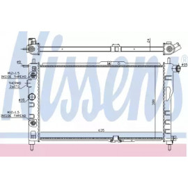 Радіатор охолодження DAEWOO (вир-во  Nissens)
