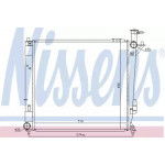 Радiатор (вир-во Nissens) 