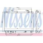 Радіатор охолодження (вир-во Nissens) 