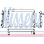 Радiатор охлодження (вир-во Nissens) 