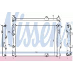 Радiатор охлодження (вир-во Nissens) 