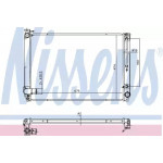 Радiатор охлодження (вир-во Nissens) 