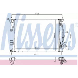 Радіатор охолодження (вир-во Nissens)
