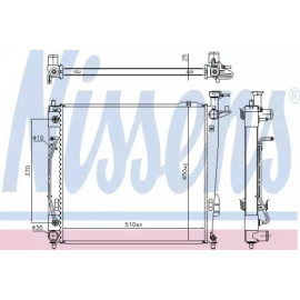 Радіатор (вир-во Nissens)