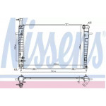 Радіатор (вир-во Nissens) 