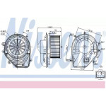 Вентилятор салону AUDI, VW (вир-во Nissens) 