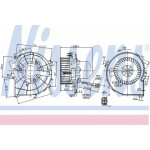 Вентилятор салону OPEL (вир-во Nissens) 