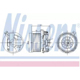 Вентiлятор салону (вир-во Nissens)